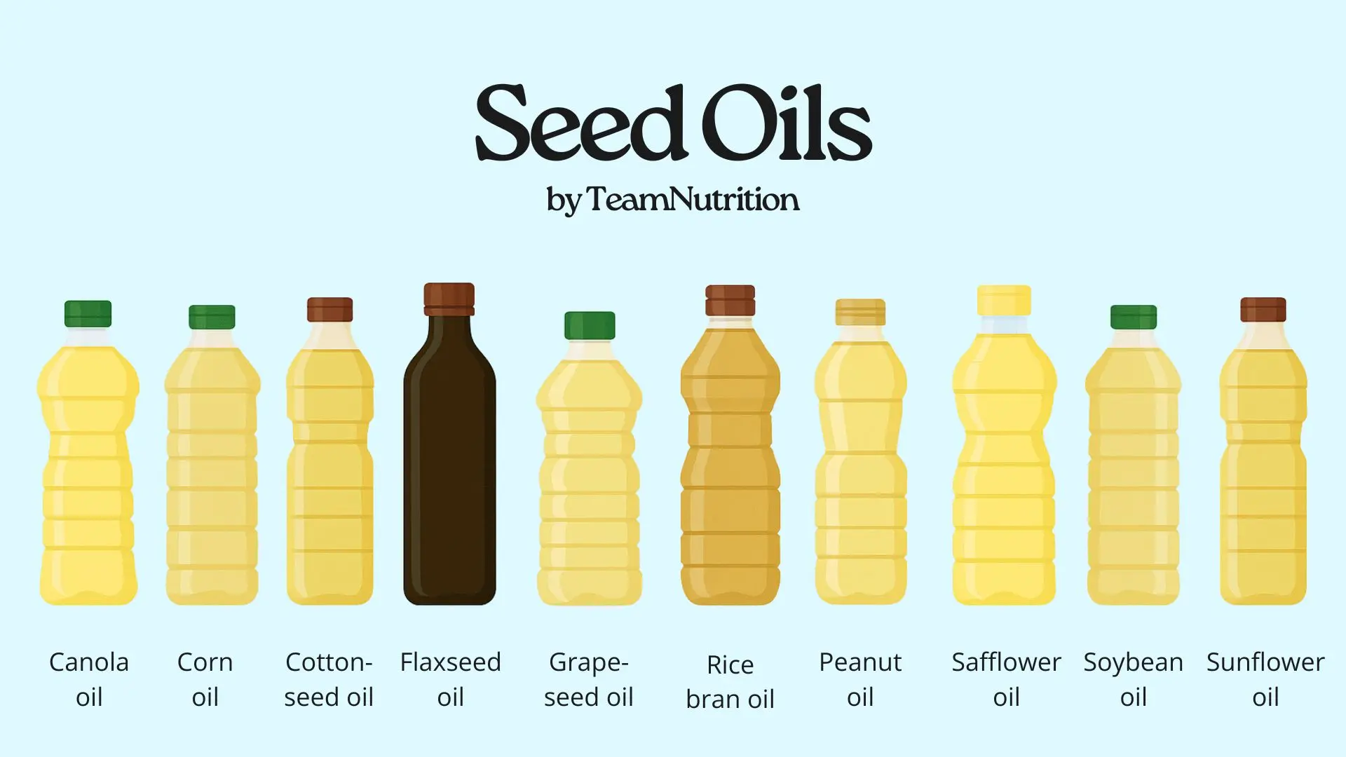 Seed Oils Chart by TeamNutrition
