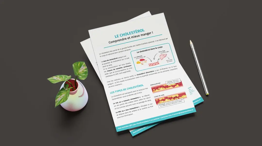 outil de collaboration interprofessionnelle au sujet du cholesterol