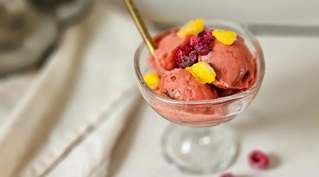 Sorbet maison aux fruits