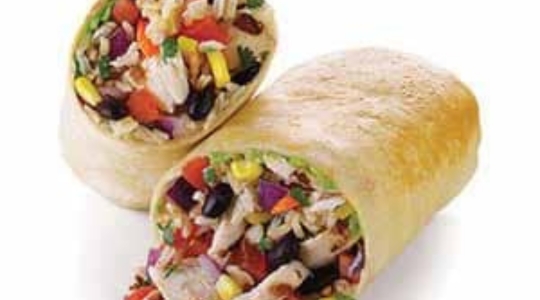 burrito aux haricots noirs