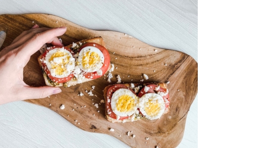Le sandwich ouvert rapide