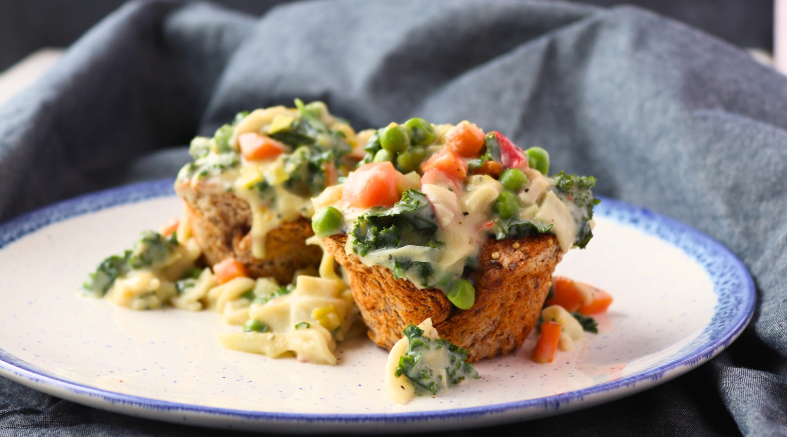 vol au vent goberge légumes