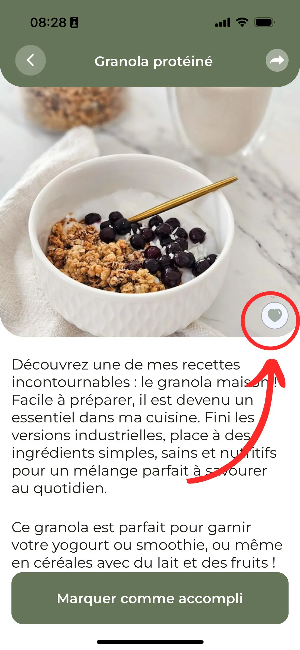 Comment enregistrer mon contenu Premium favori