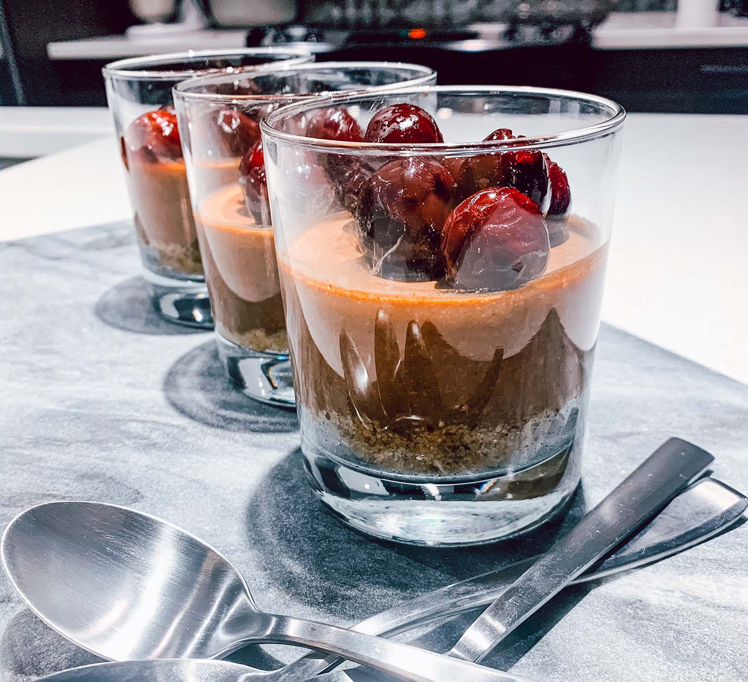 Black forest mousse