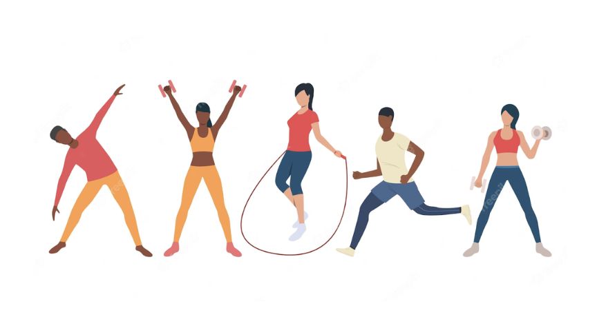 gens en mouvement