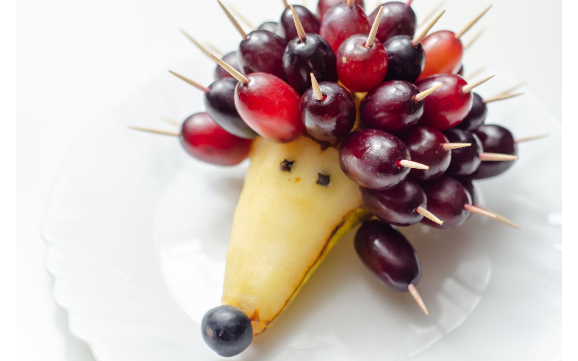 hérisson raisin