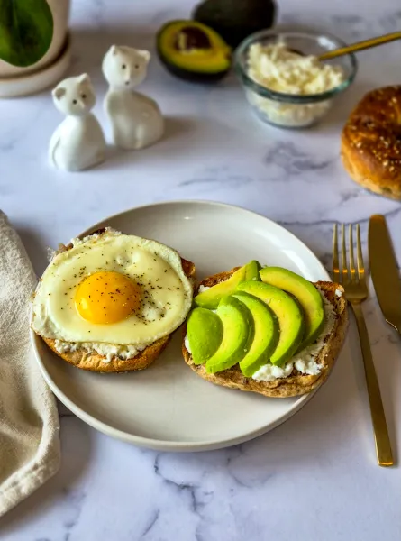 Bagel déjeuner sur le pouce ÉquipeNutrition Breakfast Bagel On The Go TeamNutrition