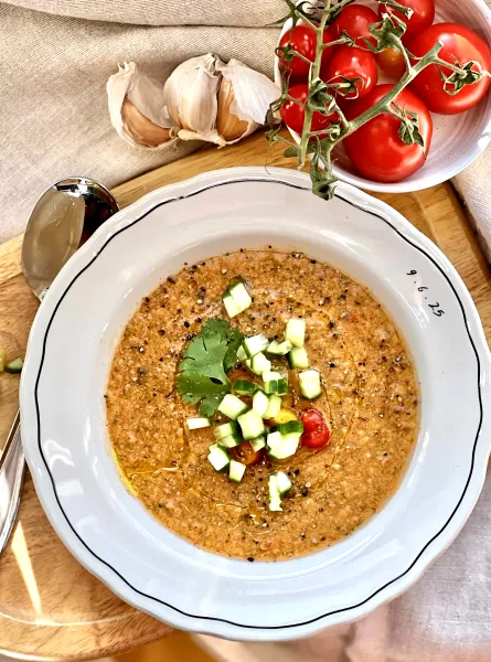 Gaspacho rapide ÉquipeNutrition Quick Gazpacho TeamNutrition