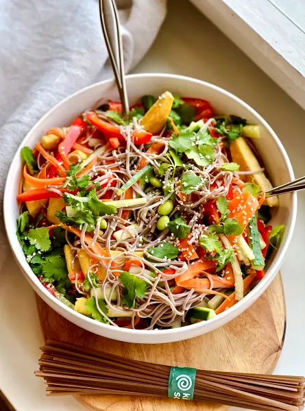 Soba Noodle Salad - Salade de nouilles Soba
