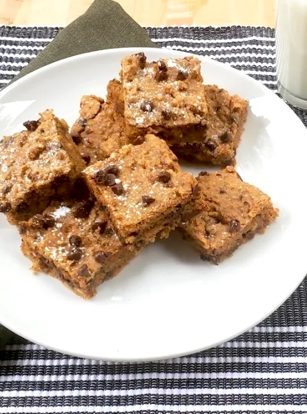 Blondies aux pois chiches 